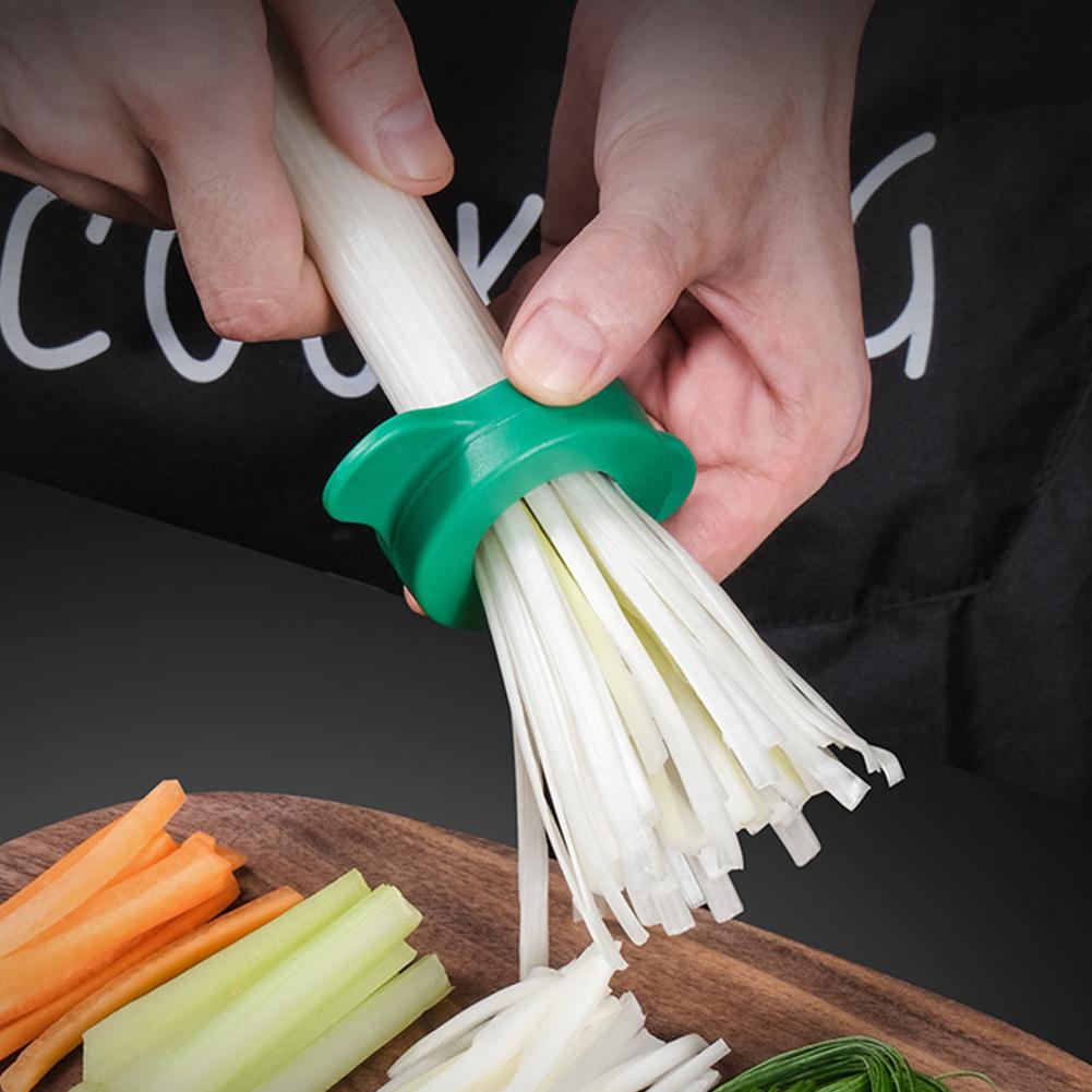 Goede Ui Snijder Food Grade Lichtgewicht Multi-Blade Groene Ui Slicer Koken Gereedschap Ui Rasp Wortel Rasp