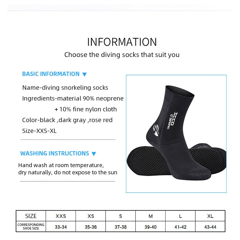3mm neoprenowy plaża pływanie nurkowanie skarpety sporty wodne buty antypoślizgowe pływanie Surfing nurkowanie Surfing skarpety plażowe buty dla mężczyzn kobiety