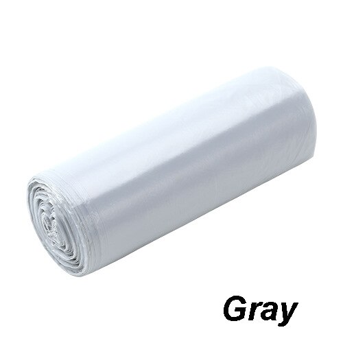 60pcs 45x63CM Big Size Garbage Bags Rose gold Trash Bags Thicken Convenient Environmental Cleaning Waste Bag Plastic Trash Bags: Gray