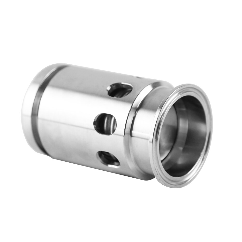 38mm Tri Clamp Ferrule OD 50.5mm Pressure Relief Safety Valve 0.2 mpa Sanitary SUS 304 Stainless Steel Beer Brew Fermenter