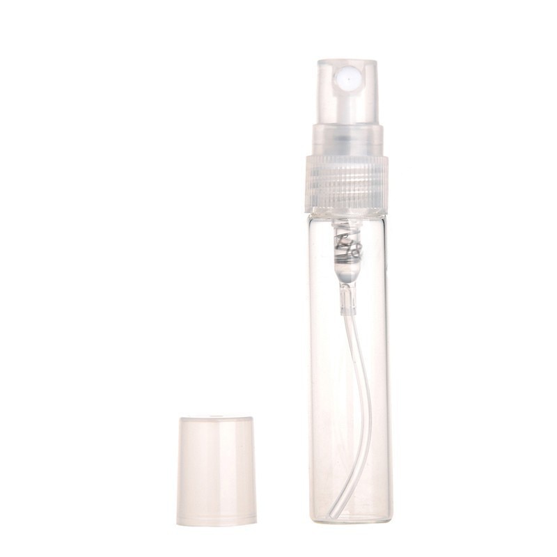 5 stk glas 5ml genopfyldelig bærbar prøve parfume flasker rejse spray forstøver tom parfume flaske mini prøve beholder