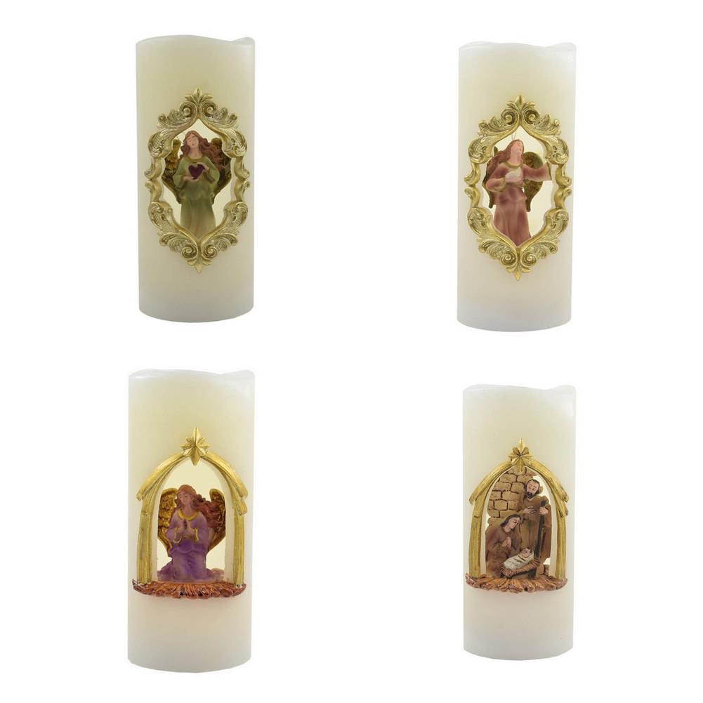 Christmas Electronic Angel Candle Lamp Battery-powered Light