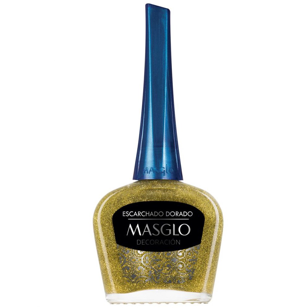 Masglo Emaille Decoratie Met Brush Superfijn 13,5 Ml, Kleur Frosted Golden