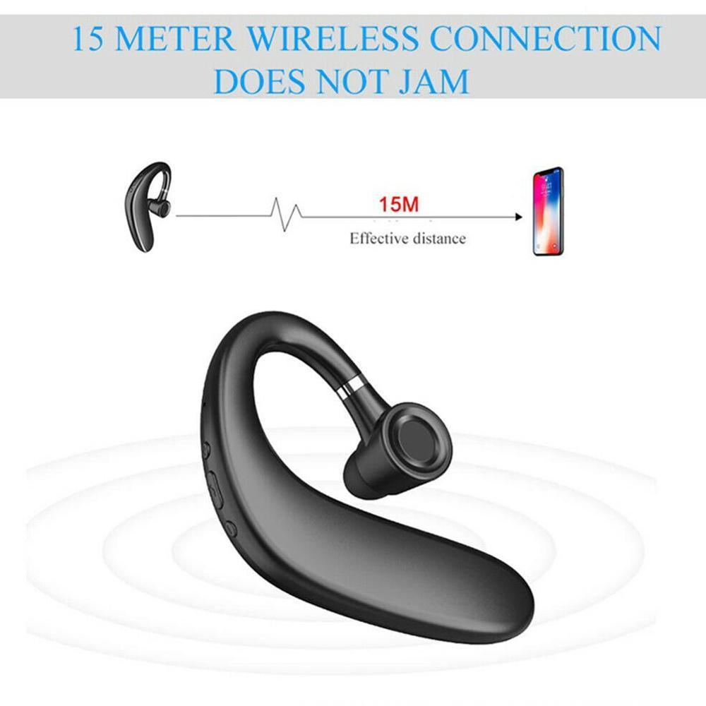 Wireless Bluetooth Earphone Business Headsets with Mic Handsfree call Ear-hook Earphones For iPhone Android IOS