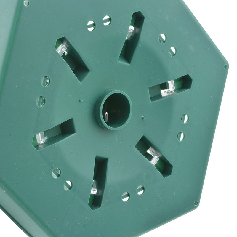 Green Bird Feeder Plastic Hanging Bird Food Container Outdoor Waterproof Bird Feeder Pet Drinking Fountain Dispenser