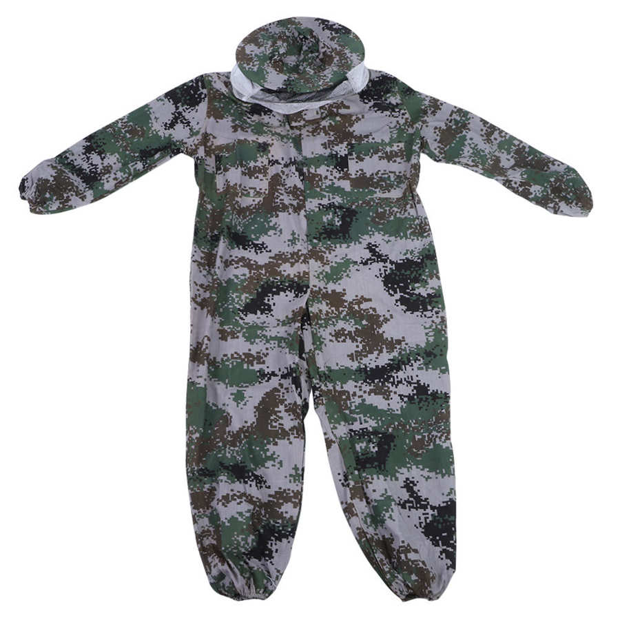 Outdoor Beekeeping Clothing Beekeeping Protective Suit Anti Bee Biting Nylon Mesh Beekeeping Suit Bee Clothing Clothes Supplies: D / XXL