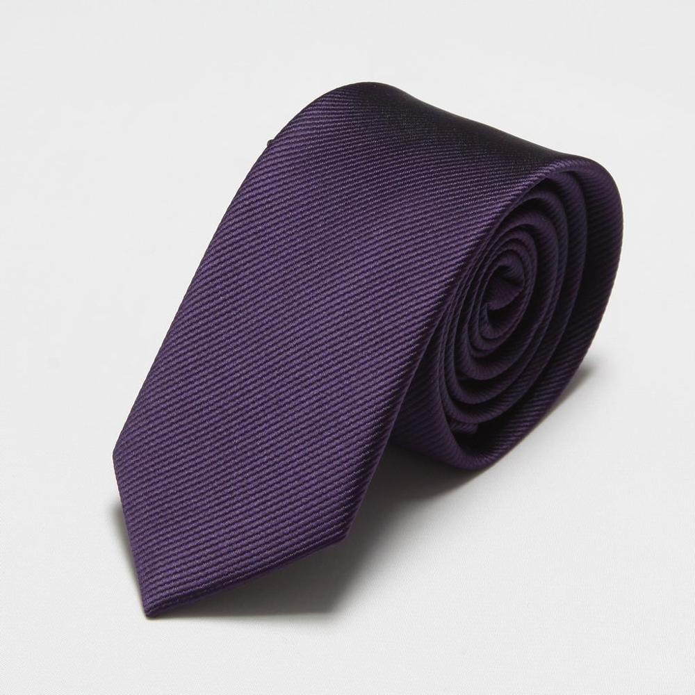 men ties novelty mens neck Slim Tie Turquoise blue neckties cravat ascot solid color wedding business: plum