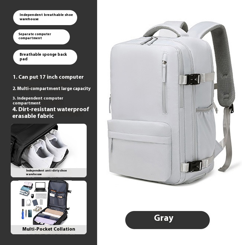 Laptop Bag Travel Backpack for Women Large Capacity Easyjet Carry-Ons 45x36x20 Backpack Ryanair 40x20x25, Men's Cabin Backpack: black