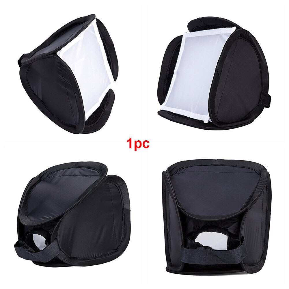 Photo Flash Mini Portable universel accessoires argent réflecteur diffuseur Studio reflex appareil Photo E23 petite Softbox rapide