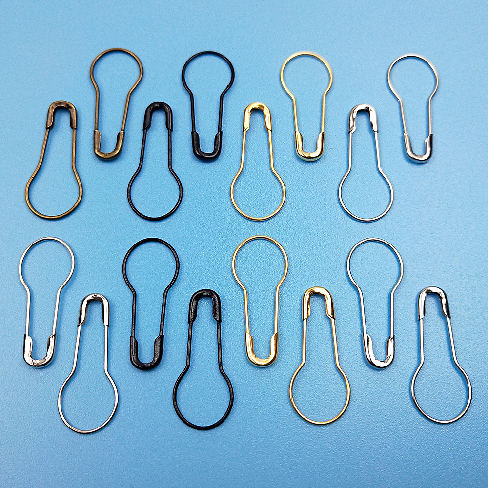 100 Stks/pak Kalebas Vorm Metalen Veiligheidsspelden Craft Clips Marker Tag Pin Diy Breien Kruissteek Houder Naaien Gereedschap Accessoires