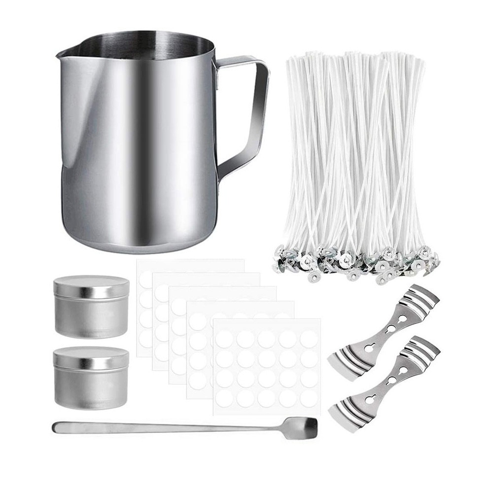 DIY Candle Crafting Tool Kit DIY Candles Craft Tools Candle Wick Candle Making Tool For Beginner Candle Making Wax Cup Set