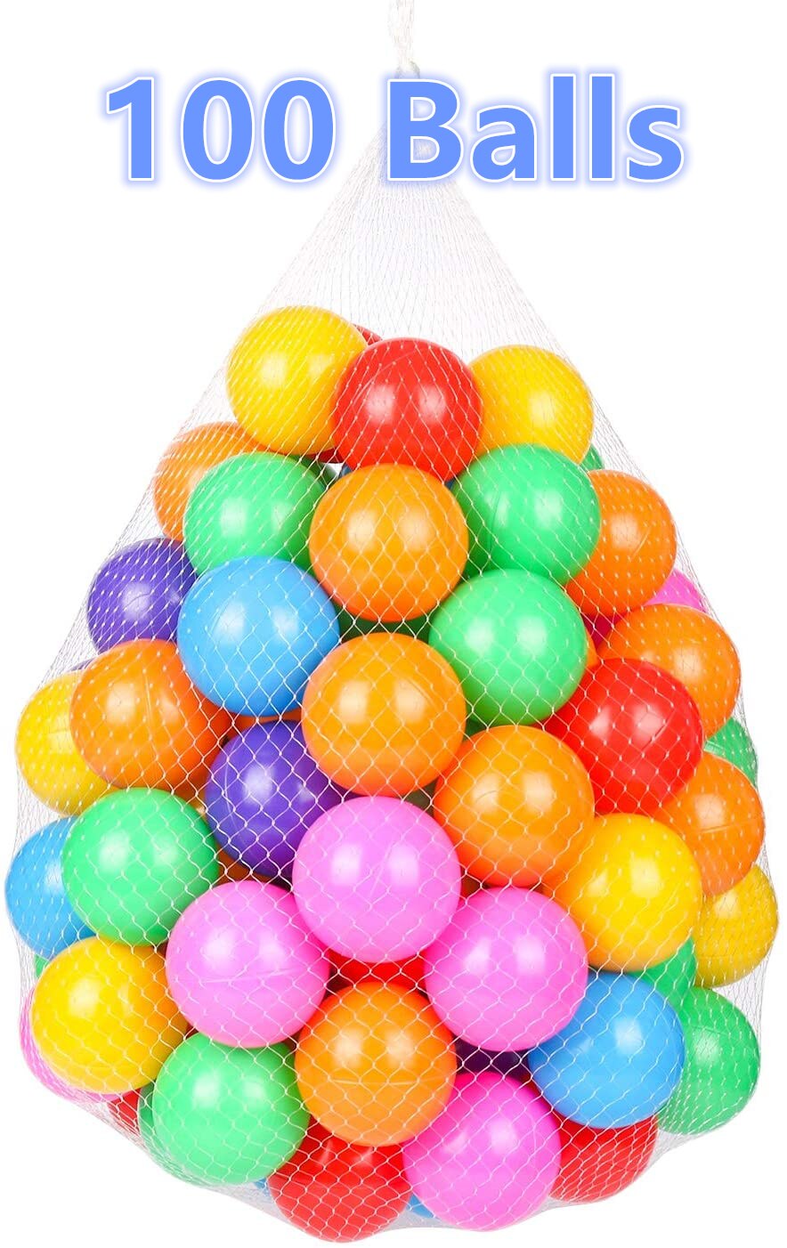 Pozzo per palline per bambini piccoli, piscina pieghevole per palline oceaniche, pozzo per palline piccolo mostro per bambini e neonati, tenda da gioco impermeabile: 100PCS Color