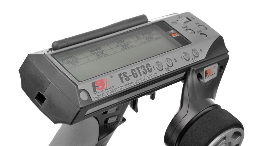 Flysky FS-GT3C-sistema digital de hopping de frecuencia automática, receptor GR3E para coche de control remoto, 2,4 Ghz, 3CH, AFHDS, Original