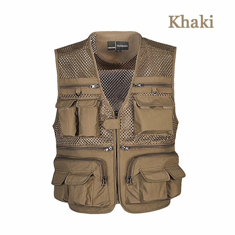 Fishing Vest Photography Travel Vest Breathable Fishing Jacket
