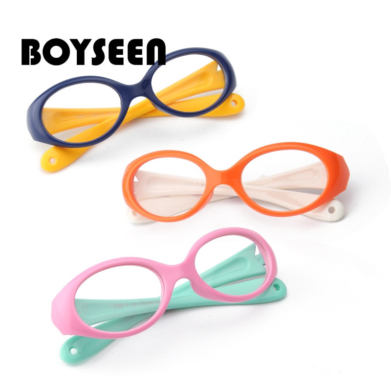 BOYSEEN Children's glasses frame Silicone frame Outdoor sports Kid Optical glasses 852
