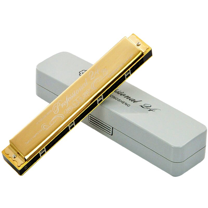 Kongsheng Harmonica 24 Holes Tremolo harp Instrumento Musical Armonica Woodwind Instruments Mouth Ogan Mondharmonica g armonicas