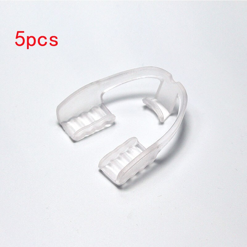 Protège-dents pour prévenir le bruxisme, 1/5/10 pièces, protection buccale professionnelle pour la sécurité des aliments mous, pour le basket-ball et la boxe: 5pcs