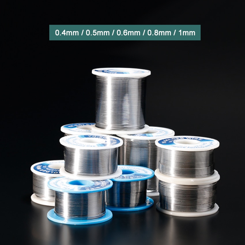 Yihua lödtråd kolofoniumkärna tenn bly lödtenn trådrulle med flussmedel 0.4mm 0.5mm 0.6mm 0.8mm 1mm svetslödtrådar rulle