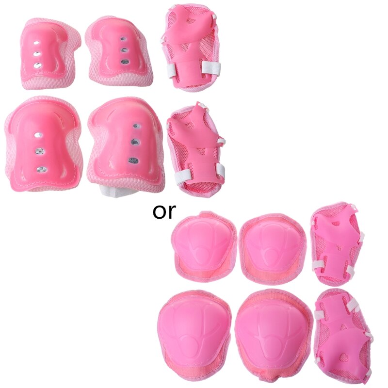 Rodilleras para niños, protección para patinete, protección para el codo, Protector de rodilla para niños, accesorios para bicicleta: Rosa