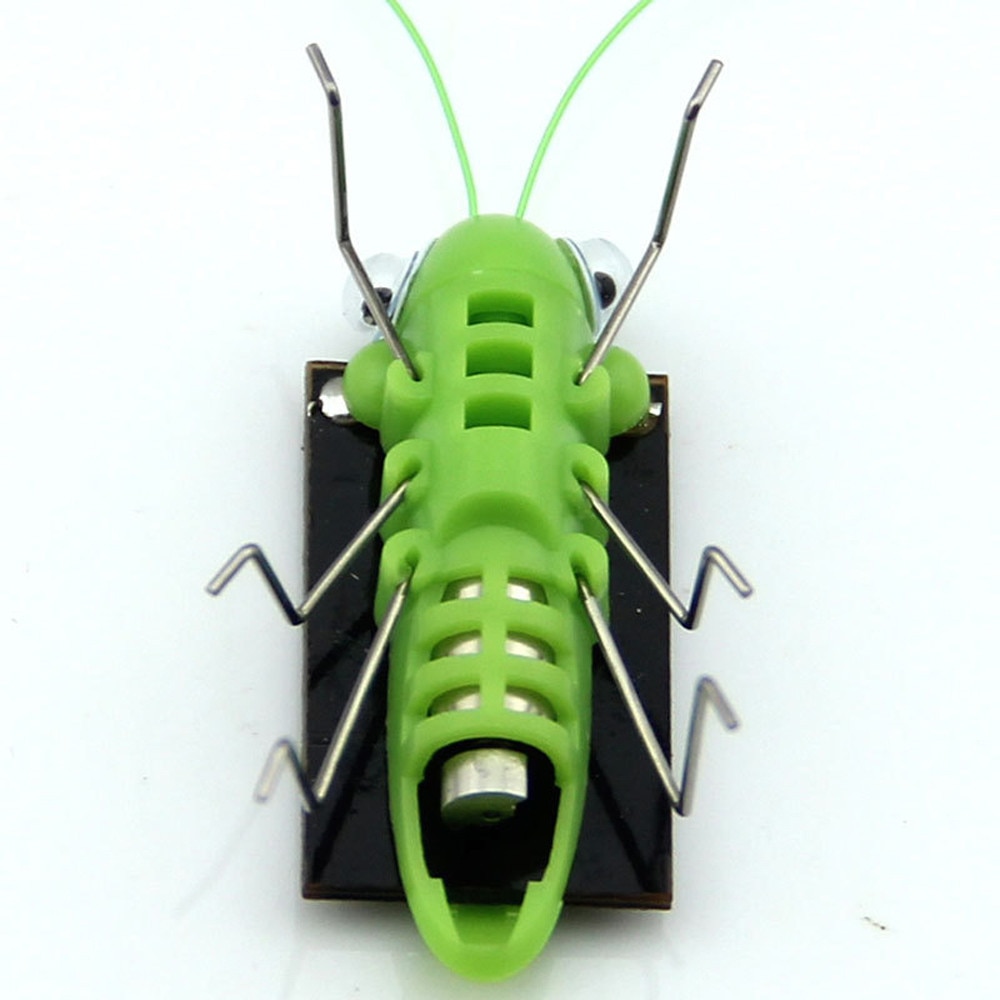 Solar grasshopper Educational Solar Powered Grasshopper Robot Toy required Gadget solar toys No batteries for kids