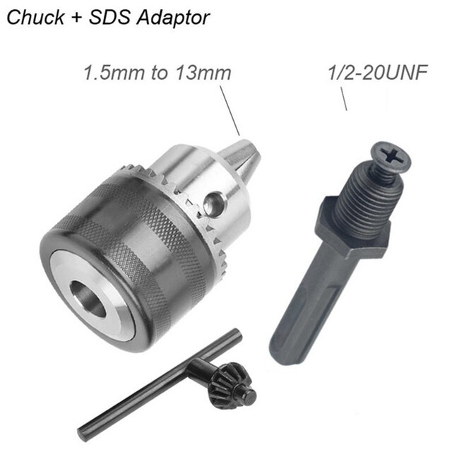 Makita 194041-7 13mm SDS Plus Adaptor Drill Chuck And Key Set Gigatools I2192794053