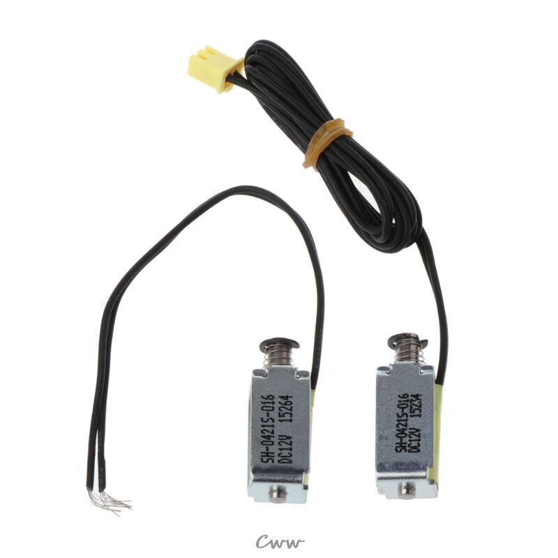 Micro Mini-electroimán de válvula solenoide, marco abierto, imán de tirón de empuje, DC 12V