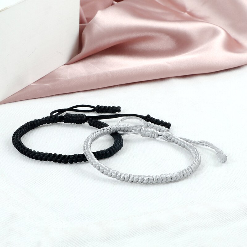 Mode Vrouwen Armband Handgemaakte Tibetaanse Boeddhistische Lucky Charms Verstelbare Knopen Touw Mannen Armbanden En Armbanden Meisjes Gevlochten Sieraden