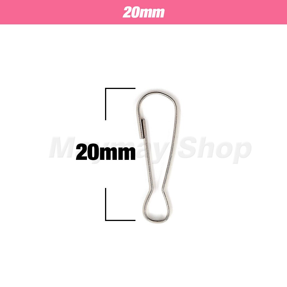 100Pcs Spring Clip Hooks Snap Buckle Metal For Purse Zipper Pull Lanyards Paracord Badge Keyring Keychain Accessory: Antique Brass