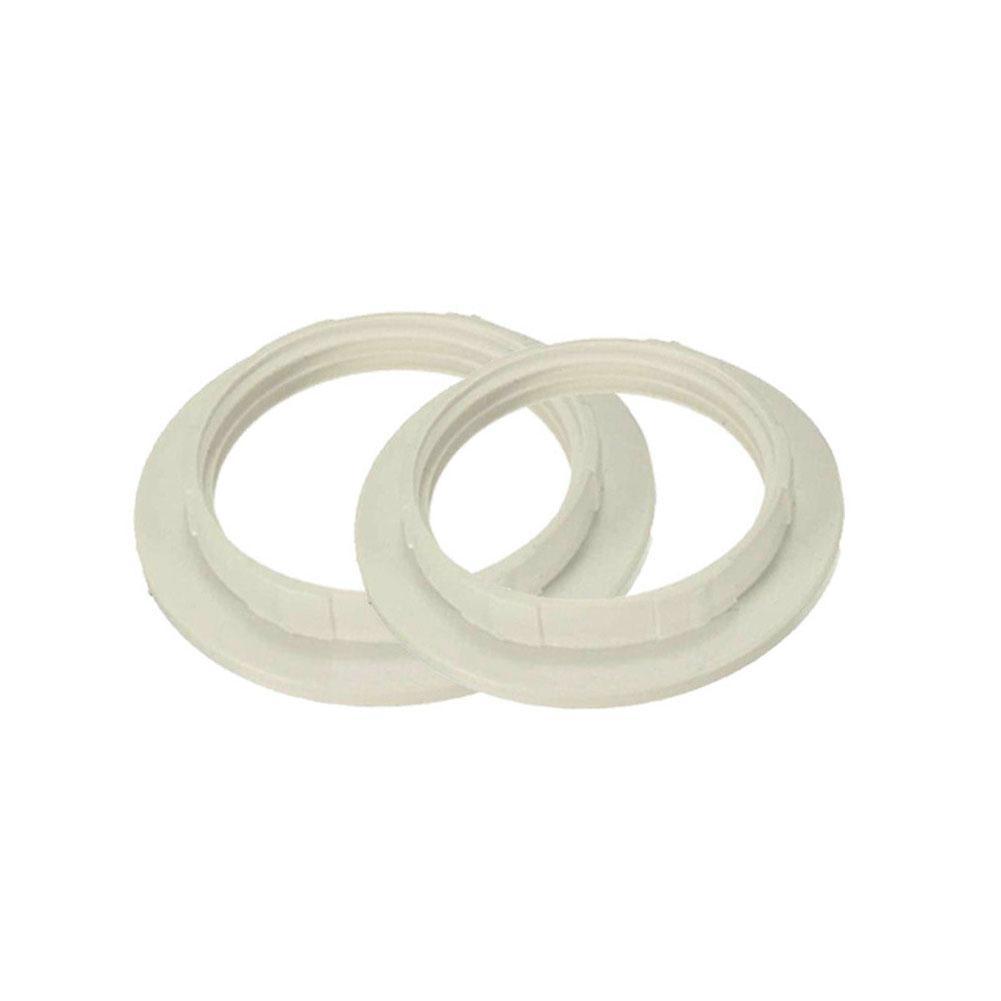 E27 Lampshade Ring Adapter Black/White Light Shades Collar Ring Adaptor Bulb Holder Lamp Shade Accessories: E27-white