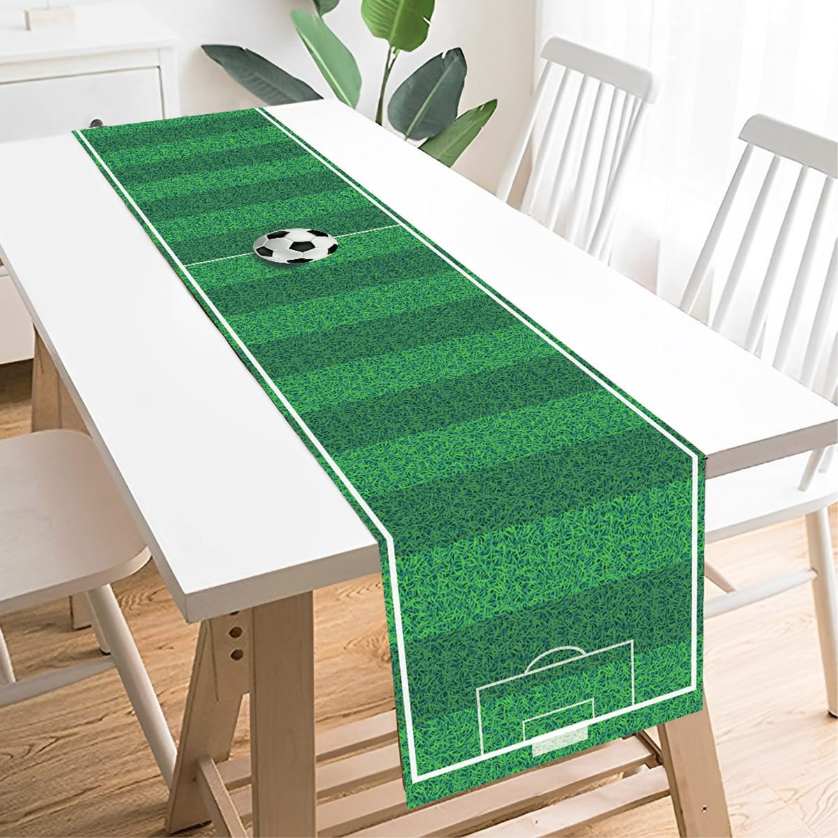 1 st Voetbal Party Tafelloper Voetbal Verjaardag Decoratie Voetbal Thema Tafelkleed Voetbal Verjaardagsfeestje Baby Douche Decor
