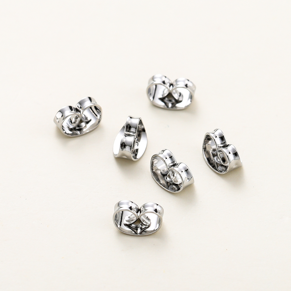 50pcs 14K/18K Gold Plated Small Size Earing Back Stopper Butterfly Earing Plug For DIY Jewelry Making Earing Pendant Finding