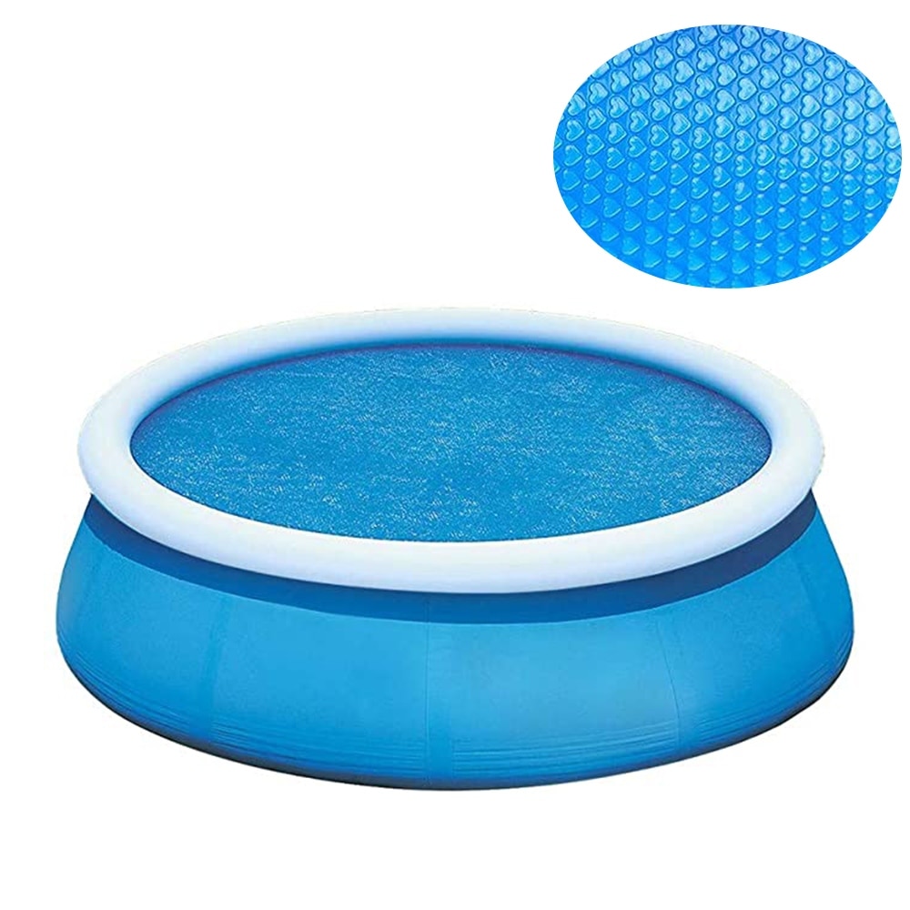 Swimmingpool cover støv regntæt pool cover vedligehold vand varmebeskytter holdbart have udendørs swimmingpools tilbehør