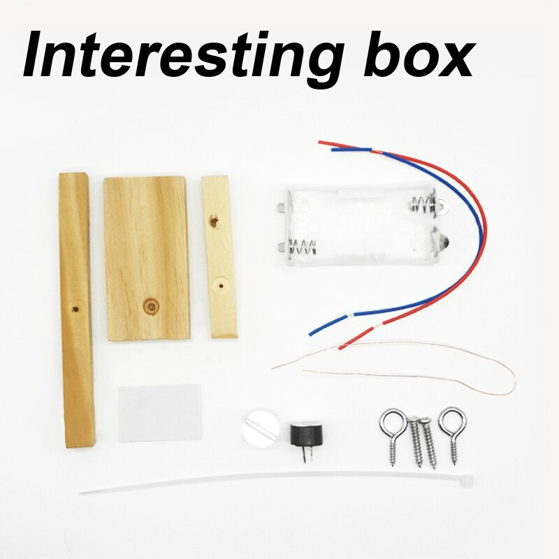 Aardbeving Alarm Model Speelgoed Diy Trillingen Technologie Kleine Productie Wetenschap Apparatuur Seismograaf