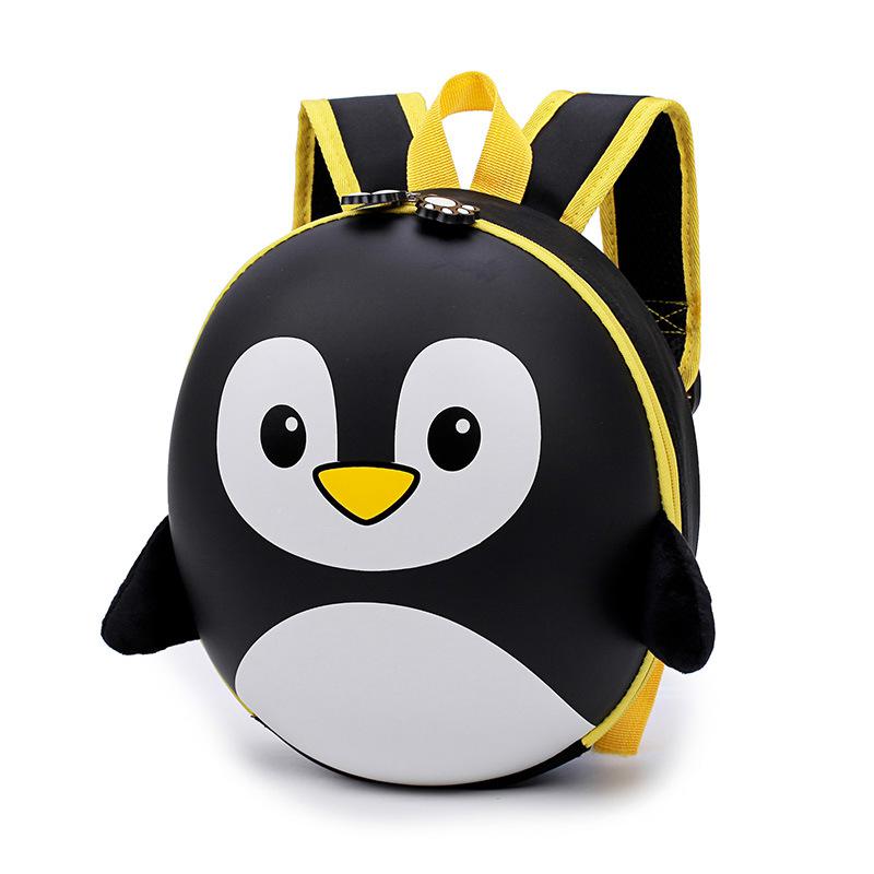 LXFZQ EVA Penguin Orthopedic Schoolbag Children Backpack Hard Shell Backpack Kids Cartoon Mini Shoulder Bag Kids Cute Bags: hei se