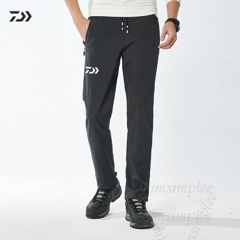 Daiwa Vissen Kleding Winter Herfst Windjack Broek Warm Solid Vissen Slijtage Ademend Waterdicht Broek Mannen Voor Vissen