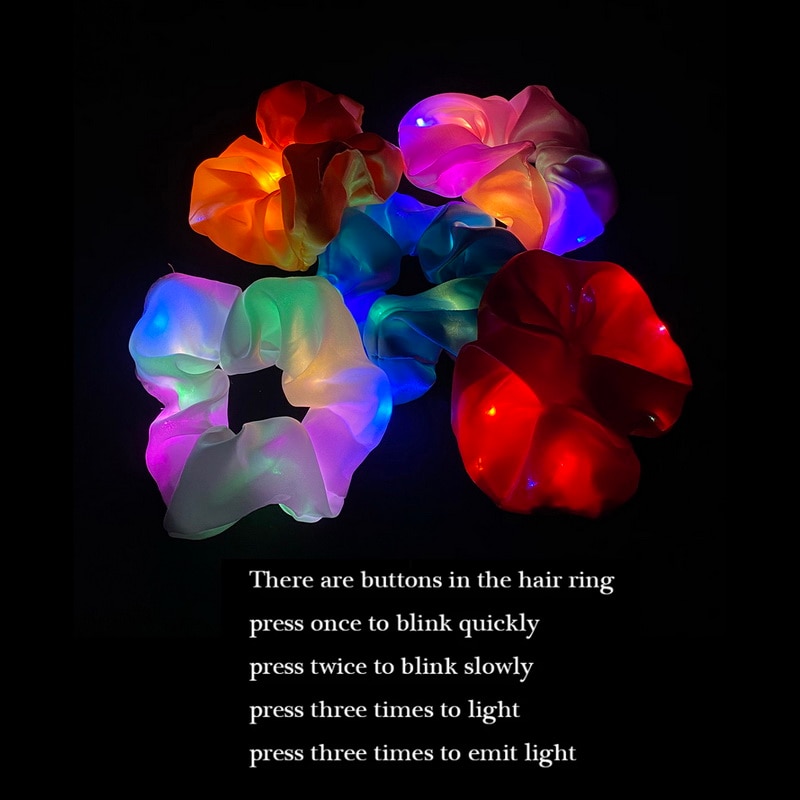 Blød chiffon kvinder hår scrunchie elastiske hårbånd jule strækbart hår bånd hestehale lilla ensfarvet tilbehør