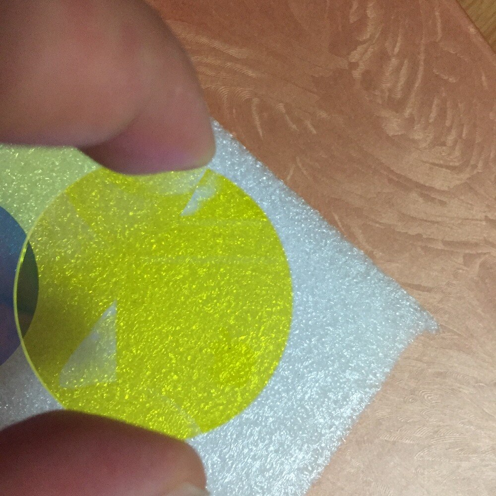 4 stk! gobo projektor farvefilter 54mm dikroisk glas brugt til scenelys reklamelampe