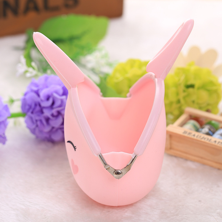 Neue Geldbörse Schöne Cartoon Kaninchen Frauen Mädchen Kleine Brieftasche Weiche Silikonmünzenbeutel Kind