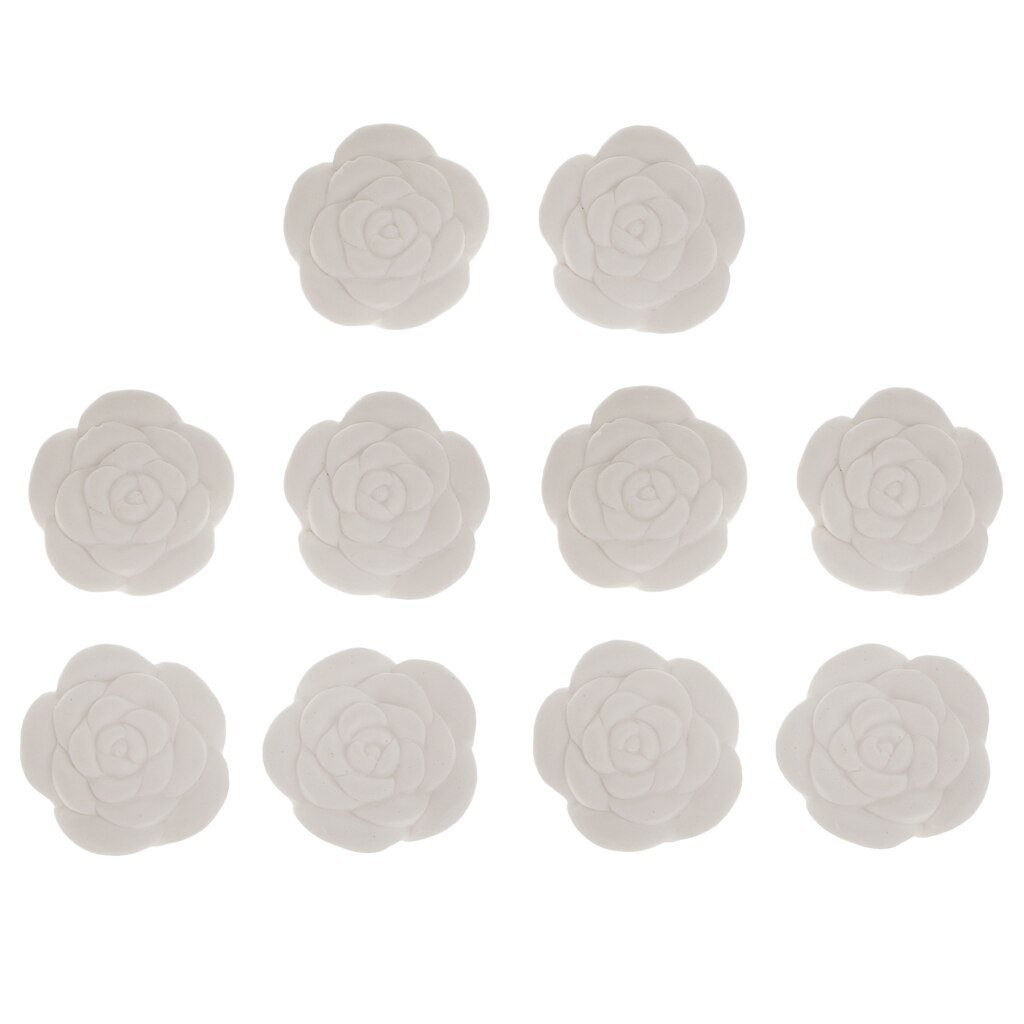 10Stck Rose Aroma Duft Stein Feste Ätherisches Öl Diffusor Lufterfrischer für Wc Autos Sekretariat Heimat und Schlafzimmer Verwenden
