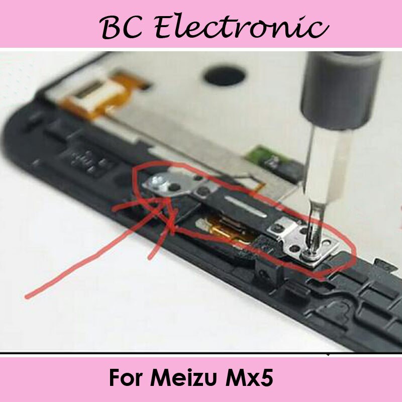 5 stuks voor meizu  mx5 mx 5 home-knop home-knop montage metalen plaat beugel bevestigingsclip afdekking getest goed