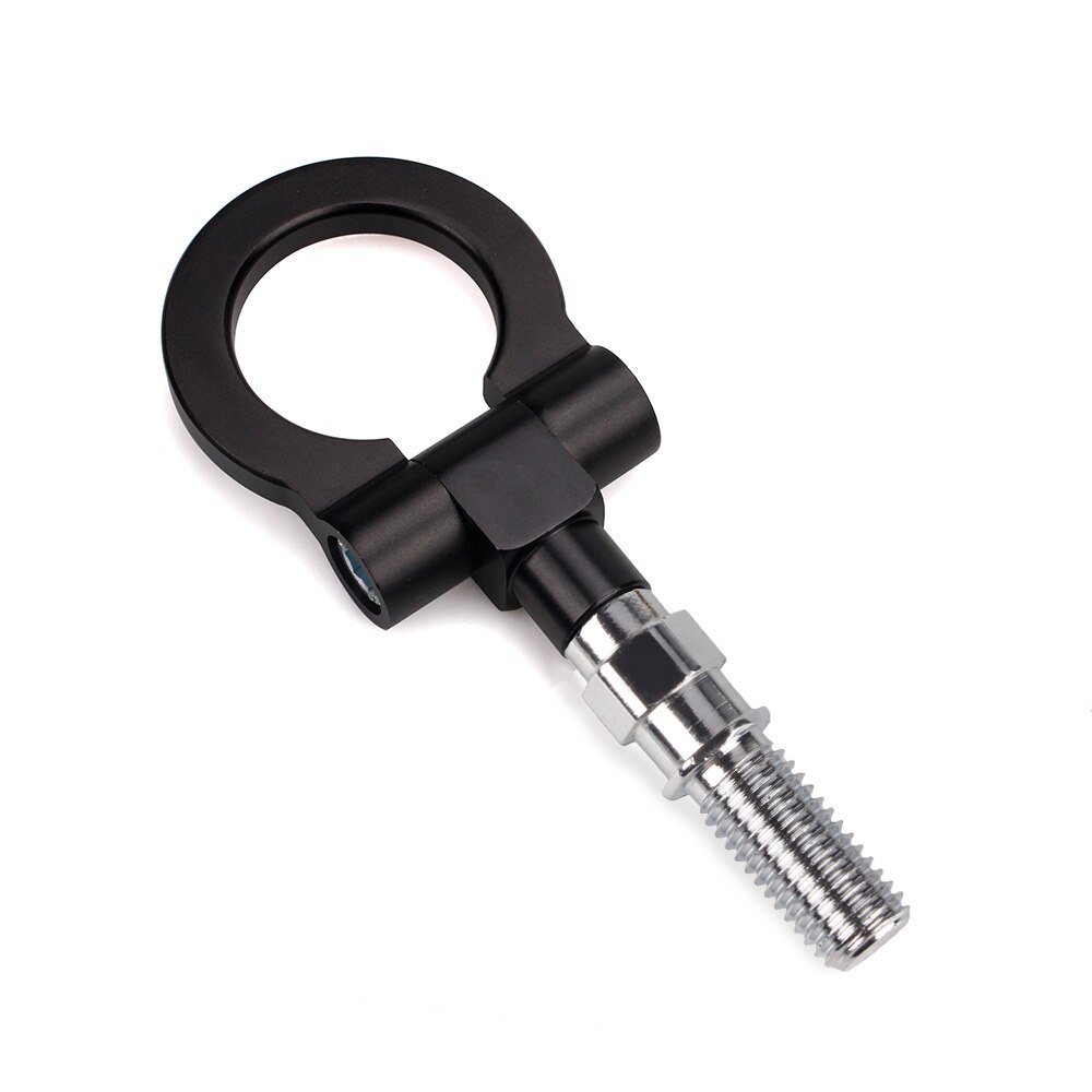 RASTP Aluminum Forge Front Towing Hook Front Tow Hook Bar for Japanese Car/Mazda RS-TH008-2: black