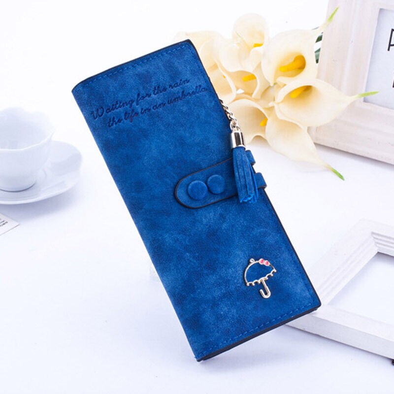 Women Leather Bifold Wallet Clutch Card Holders Purse Lady Long Handbag