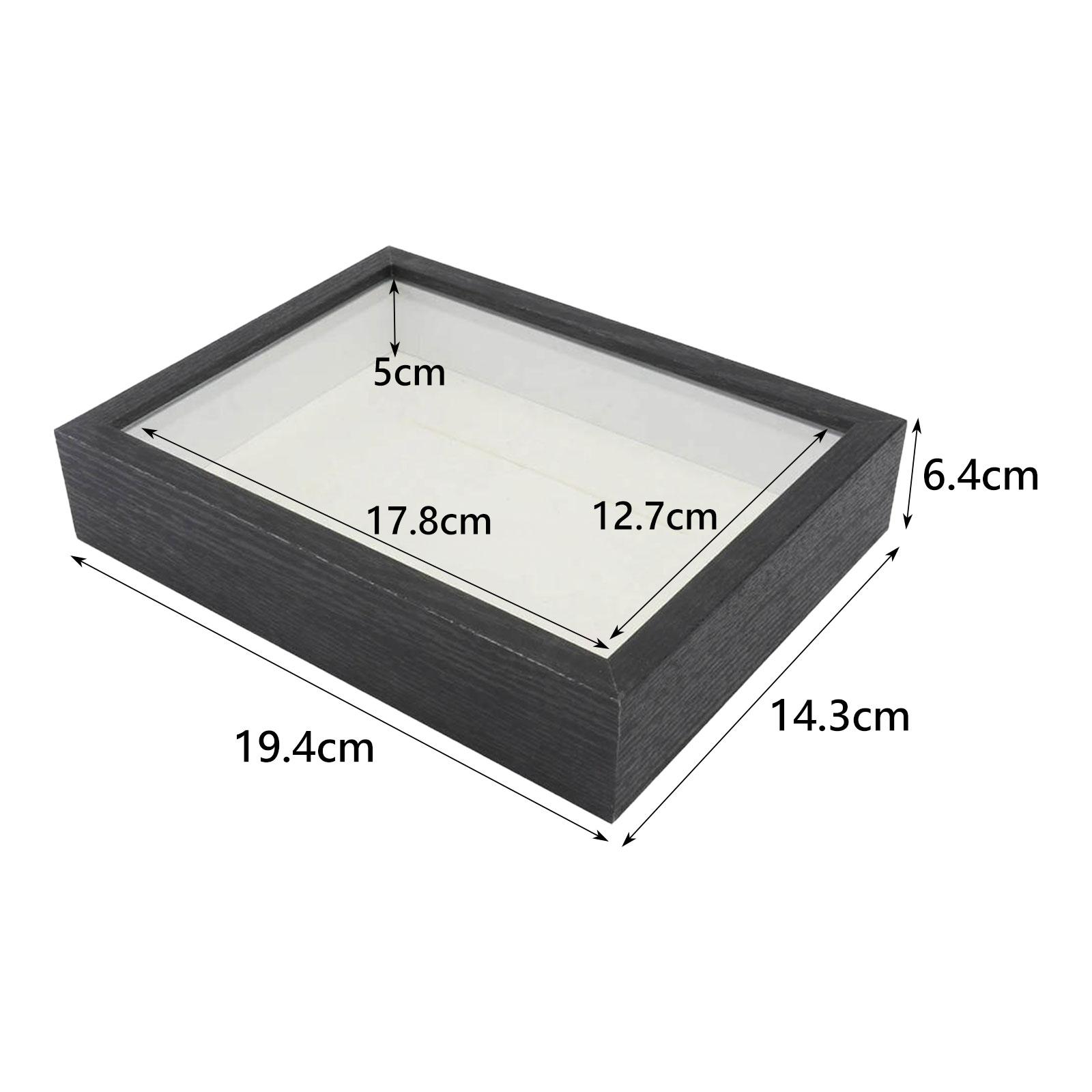 Cadre de boîte d'ombre bricolage, profondeur intérieure de 5cm, mur et brittop, présentoir pour gérer les billets d'œuvres d'art, Keepplex Flower
