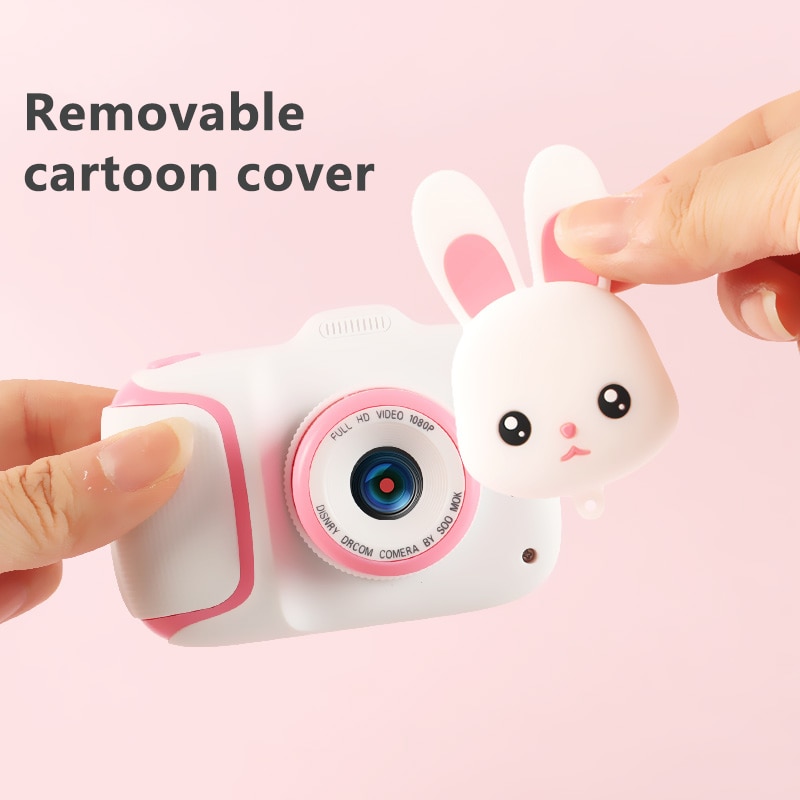 Mini børn anti-fald digital videokamera sødt tegneserie legetøj kamera børn drenge piger kamera børn kamera mini slr