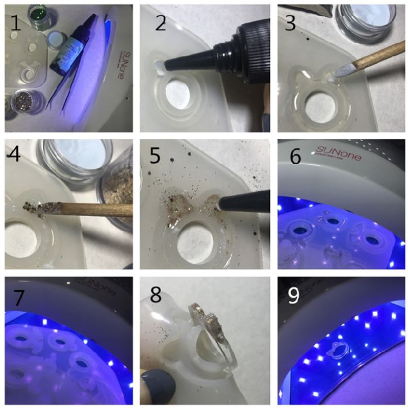 UV Resin Curing Epoxy Hard UV Glue Sun Curing Resin DIY Jewelry Making Sunlight Activated Resin for Casting Coatings