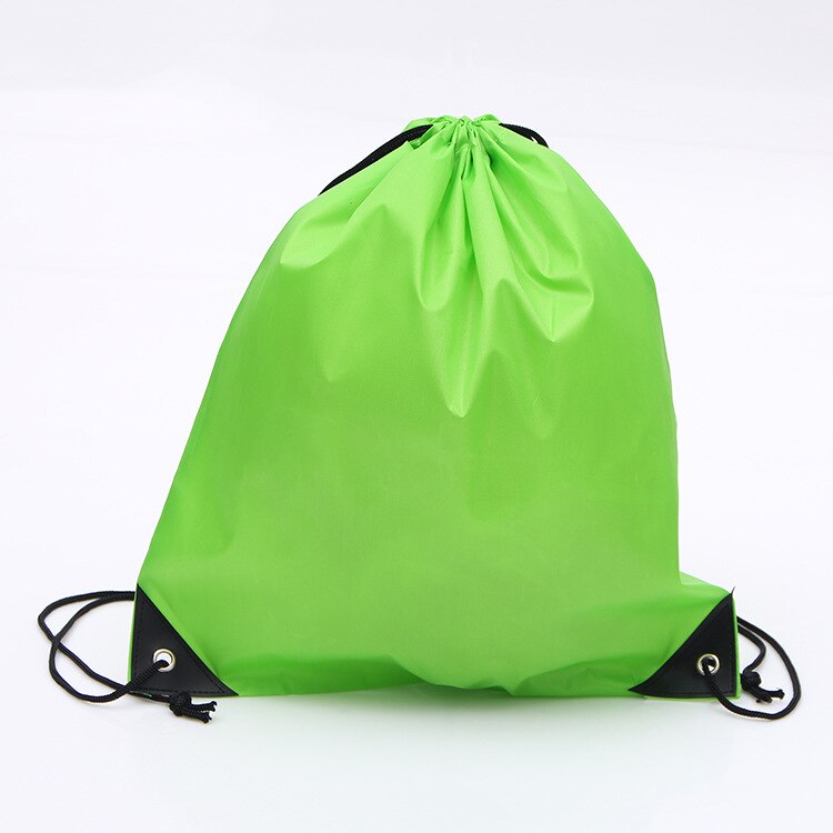 Drawstring Bag Sports Backpack Bundle Pocket for Men Women Students Drawstring Bag Drawstring Backpack Sports Bags Dry Bag: Light green