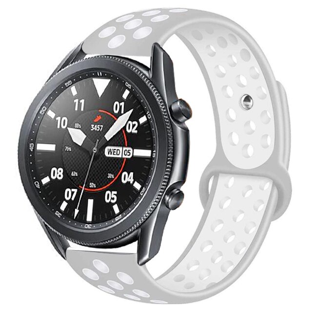 20mm pulseira para garmin vivoactive 3 música vivove hr silicone respirável pulseira esportiva para forerunner 245 645 venu sq cinta: 4