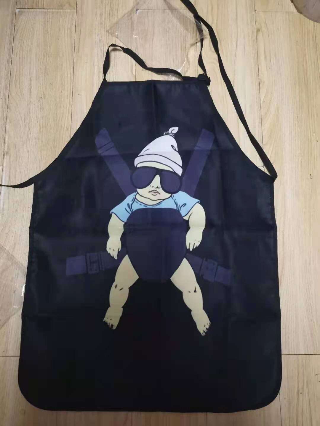 Funny Apron Kitchen BBQ Party Aprons Funny Novelty Cartoon Man Aprons Dinner Party Cooking Apron Cuisine Adult Мультфильмы Apron