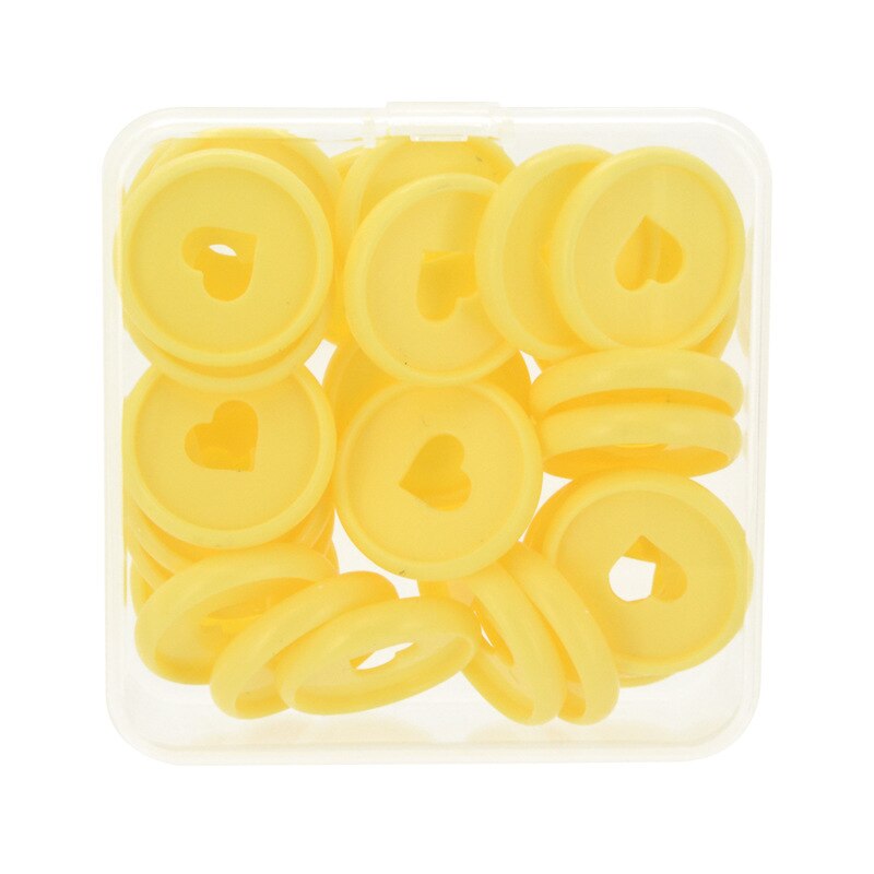 30 szt. Dyski rozszerzające 28mm wielokolorowe pierścienie wiążące do notebooków i planistów: 30 PCS light yellow