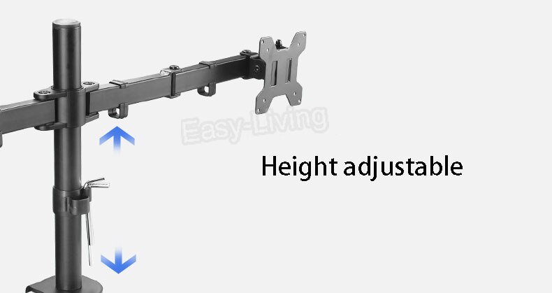Desktop Stand Full Motion 360 Degree 4 Screens Monitor Holder 10"-24"LCD LED Monitor Mount Arm Loading 9kgs Each Head